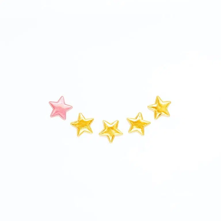 Five stars Customer Experience Feedback Concept