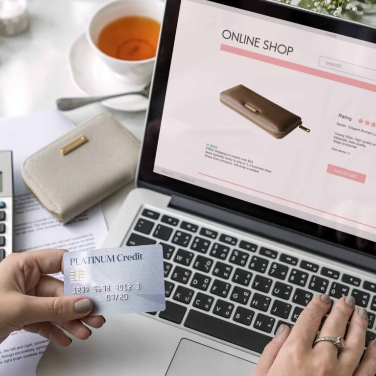 eCommerce Development shopping commercial online internet concept