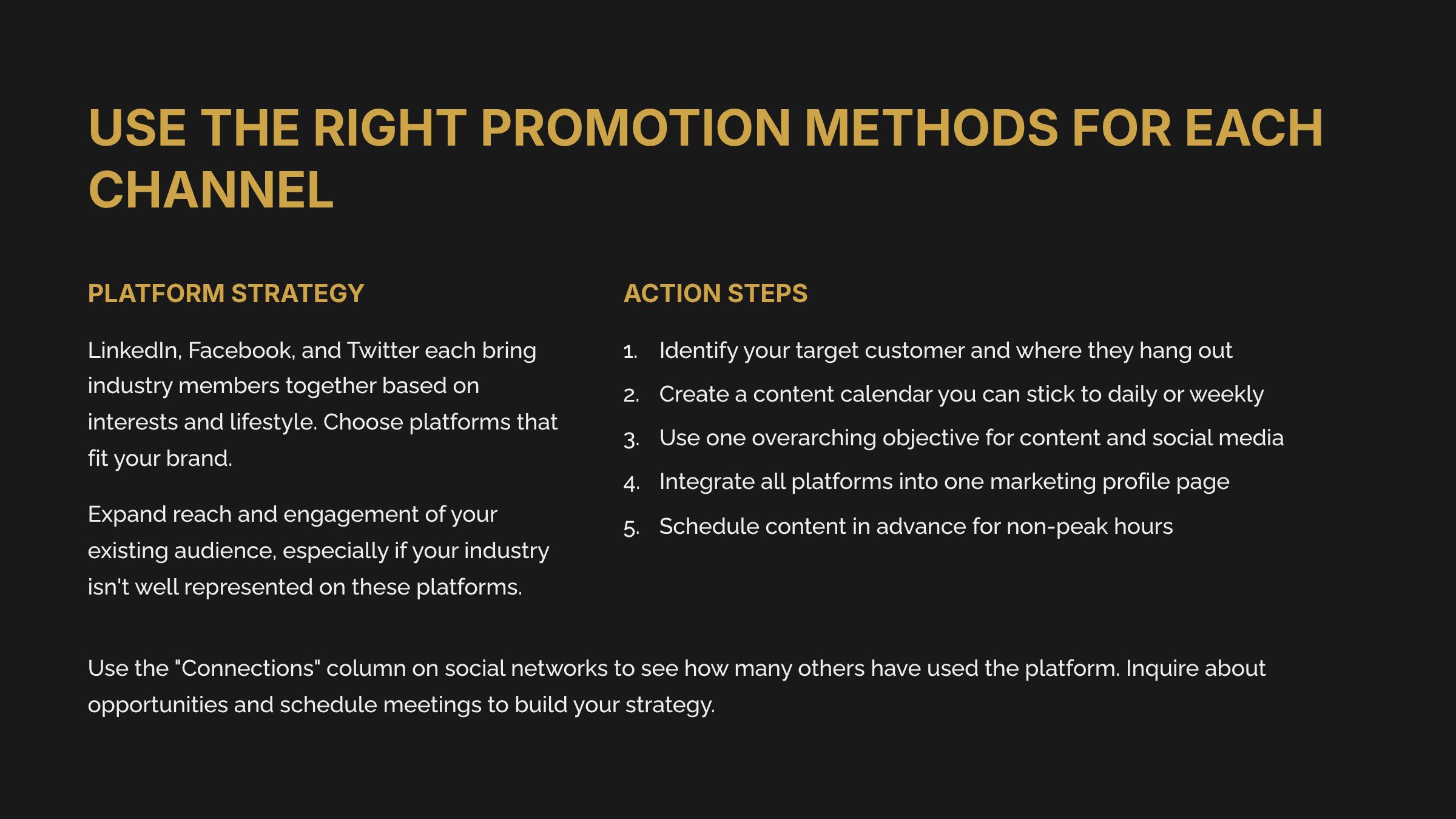 6_Use-the-Right-Promotion-Methods-for-Each-Channel