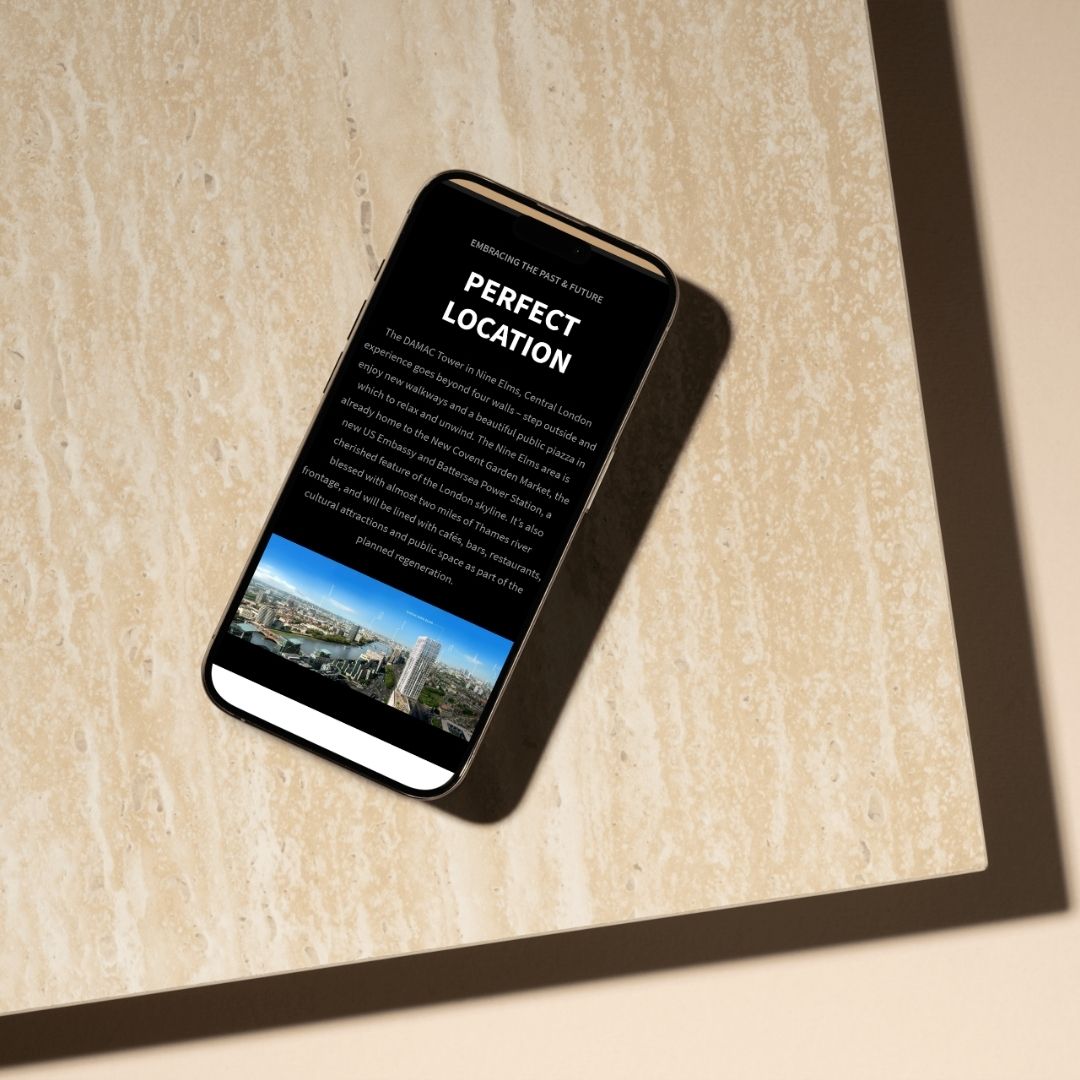 Luxury Real Estate Lead Generation WEB DESIGN SQUARE DAMAC 4