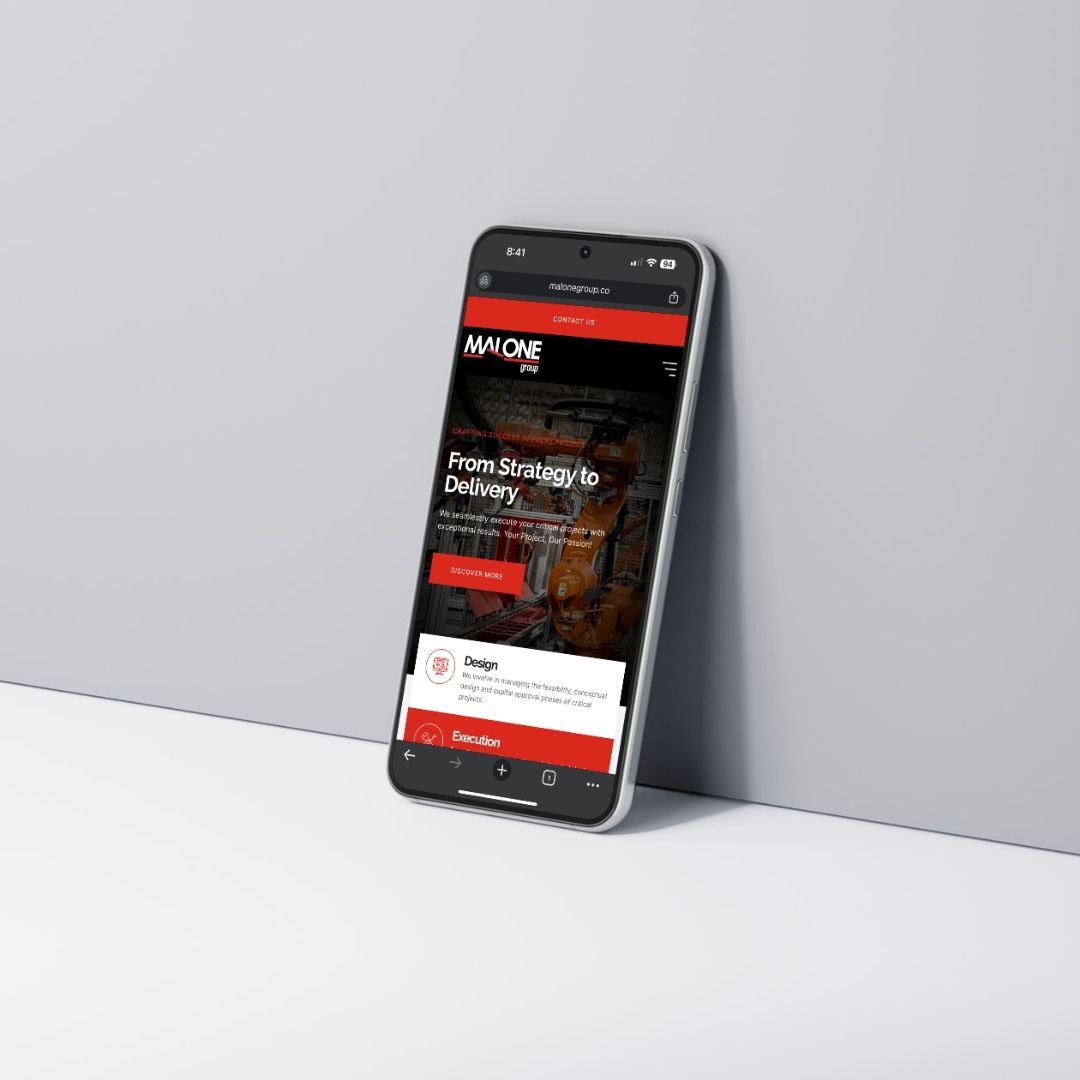 Industrial Web Design Services WEB DESIGN SQUARE MALONE GROUP 6